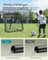 Football Rebounder Net - 18 lb - Steel Frame - Adjustable Angle