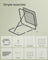 Football Rebounder Net - 18 lb - Steel Frame - Adjustable Angle