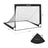 Set of 2 Portable Soccer Nets - Steel - Red - Park