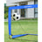 Set of 2 Folding Children's Football Goals - Steel - Blue and Red - Lightweight Design for Easy Portability