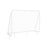Small Football Goal - Iron - White