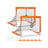 Set of 2 Portable Football Nets - Black - Fibreglass