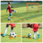 Set of 2 Portable Football Nets - Black - Fibreglass