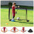 Set of 2 Portable Football Nets - Black - Fibreglass