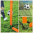 Set of 2 Portable Football Nets - Black - Fibreglass