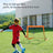 Set of 2 Portable Football Nets - Black - Fibreglass