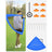 Set of 2 Kids Football Goals - Blue - Fibreglass