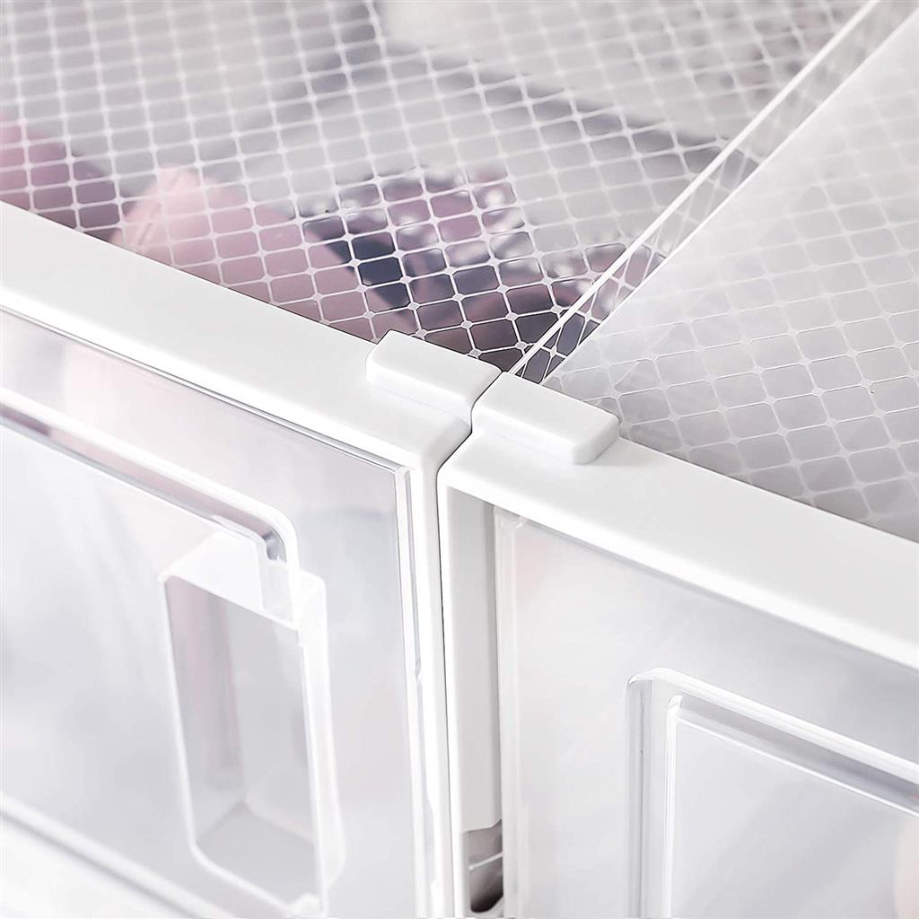 Shoe Storage Organisers - Plastic - Clear - Stackable and Foldable