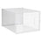 Shoe Storage Organisers - Plastic - Clear - Stackable and Foldable