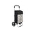 Shopping Trolley - Fabric - Black Houndstooth - 40L Load Capacity with Pockets and Silent Wheels