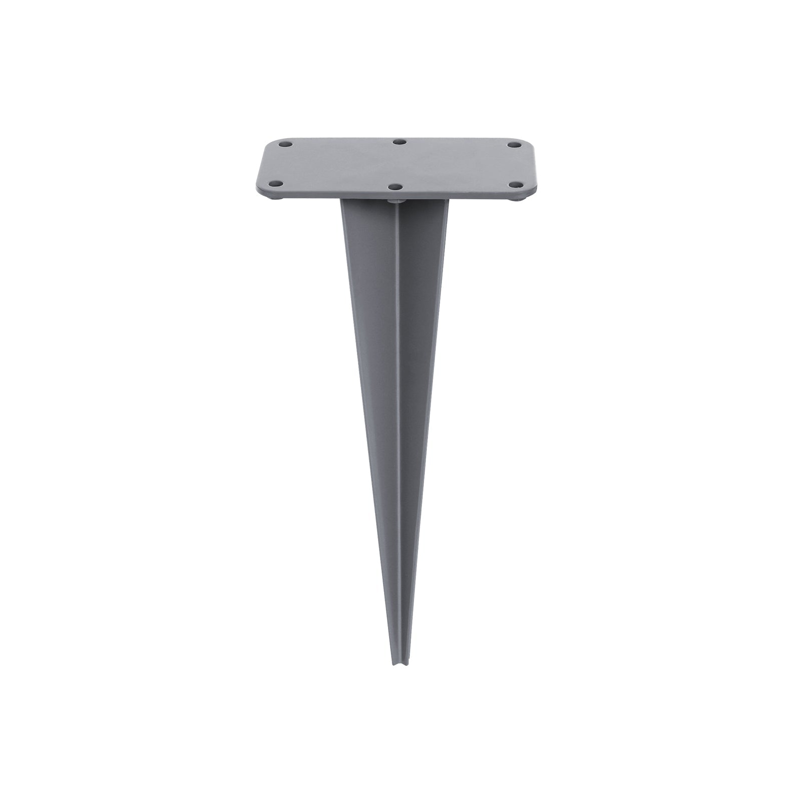 Ground Peg - Iron - Silver - Ideal for Installing Double Side Awnings without Concrete