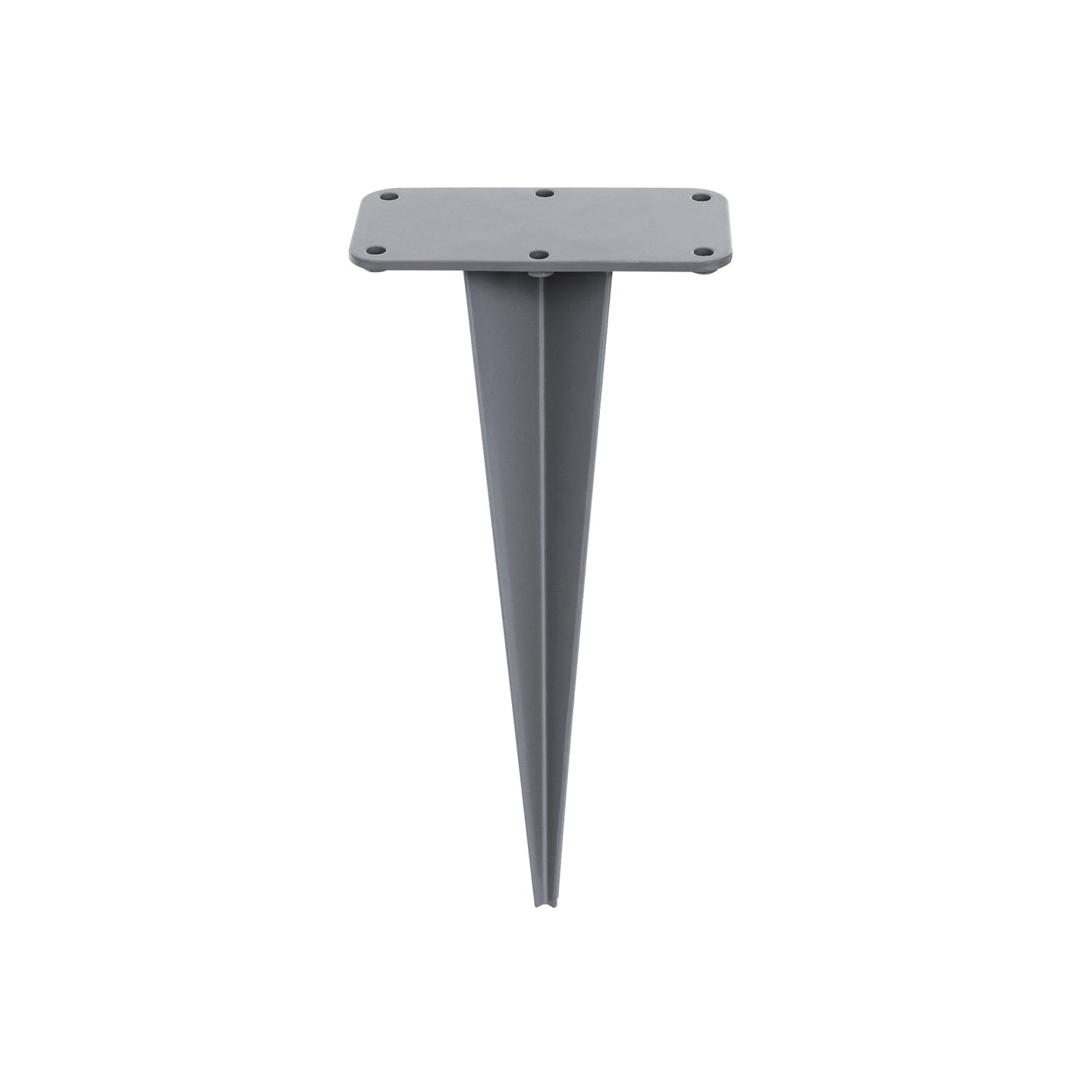 Ground Peg - Iron - Silver - Ideal for Installing Double Side Awnings without Concrete