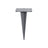 Ground Peg - Iron - Silver - Ideal for Installing Double Side Awnings without Concrete