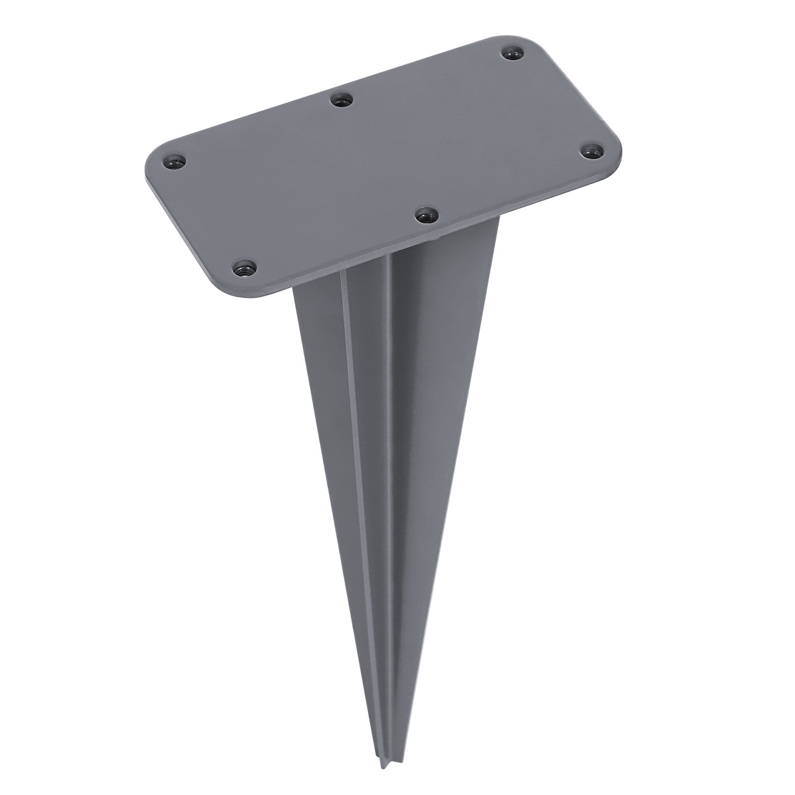 Ground Peg - Iron - Silver - Ideal for Installing Double Side Awnings without Concrete