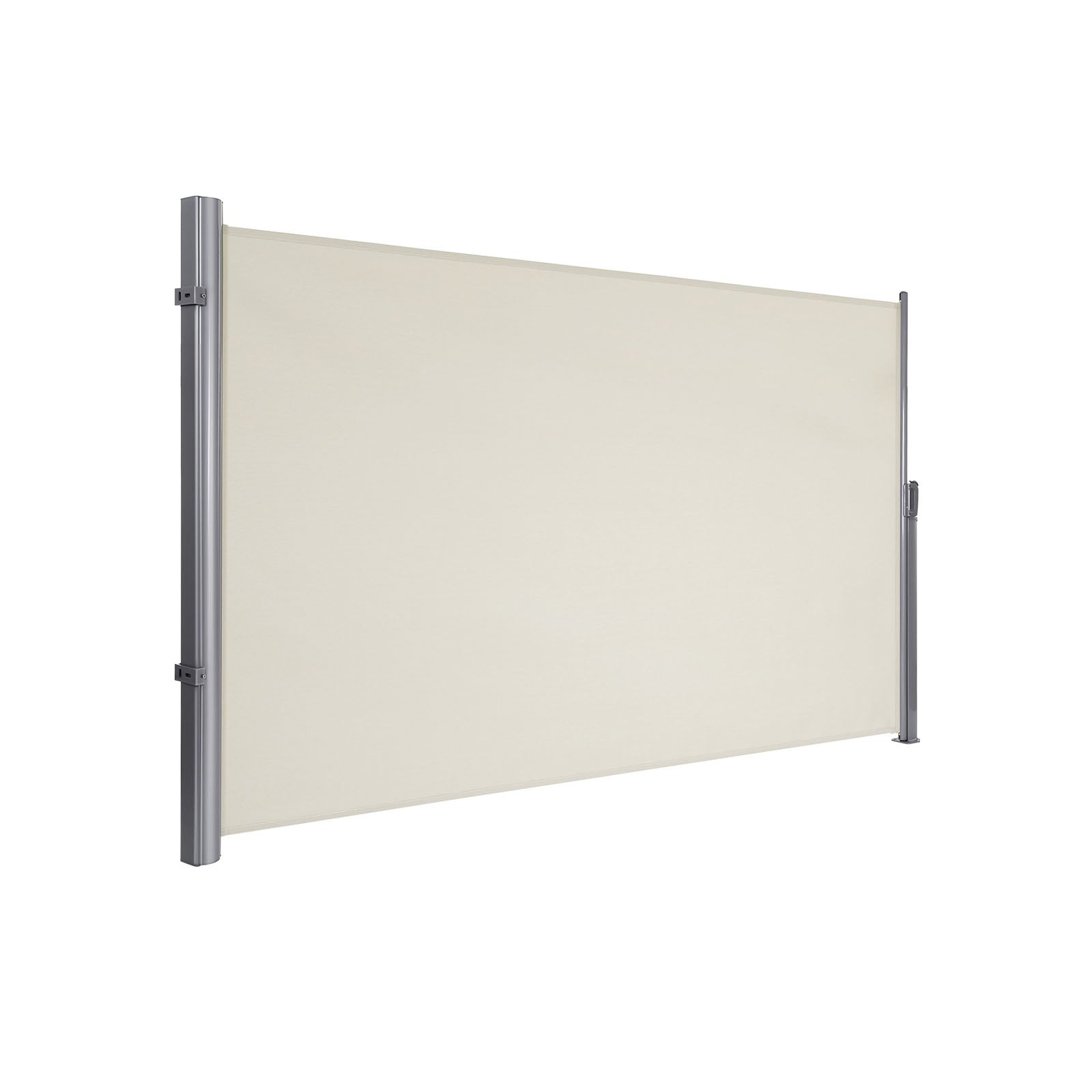 Side Awning - Fabric - Smoky Grey - Privacy Protection and Sun Shade