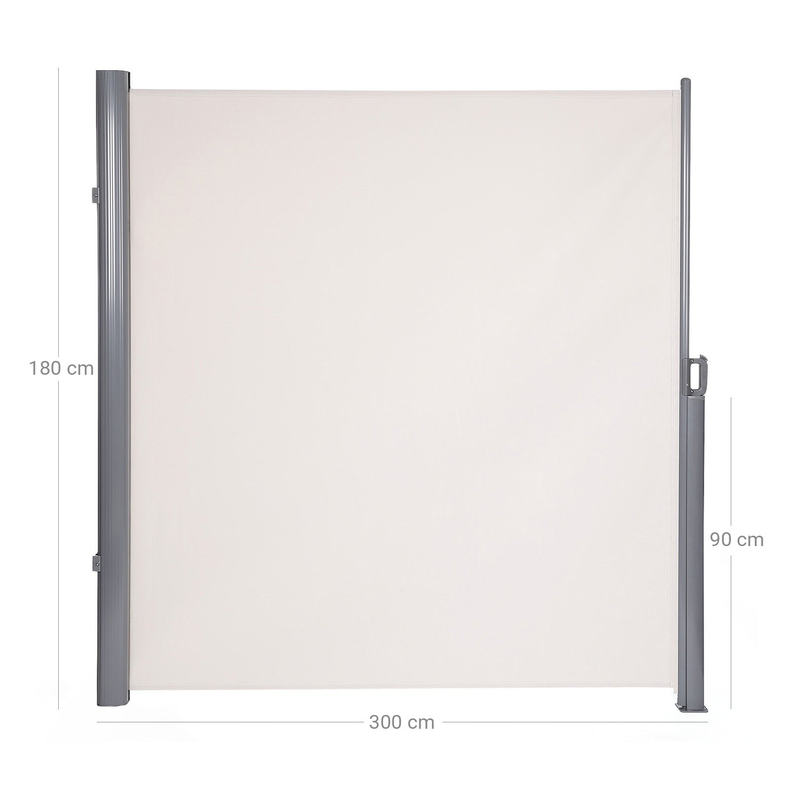Retractable Side Awning - Fabric - Anthracite