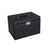 Jewellery Box - Velvet - White - Lockable with Mirror and 2 Drawers