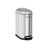 Small Trash Can - Steel - White - Pedal with Removable Inner Bucket and Slow Close