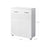 Bathroom Cabinet - Wood - Glossy White - Double Door with Soft Close Hinges
