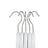 Children's Hangers - Solid Wood - White - 360 Degree Swivel Hooks