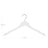 Wooden Clothes Hangers - 20 Pack - Solid Wood - Natural Finish - Includes Shoulder Notches