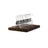 Pants Hangers - Solid Wood - Dark Walnut - Non-Slip with Full-Width Clamp and Lock (Pack of 12)