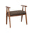 Shoe Bench - Saddle Brown - Solid Rubberwood