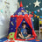 Play Tent - Fabric - Blue - Portable Pop Up Teepee with Carry Bag