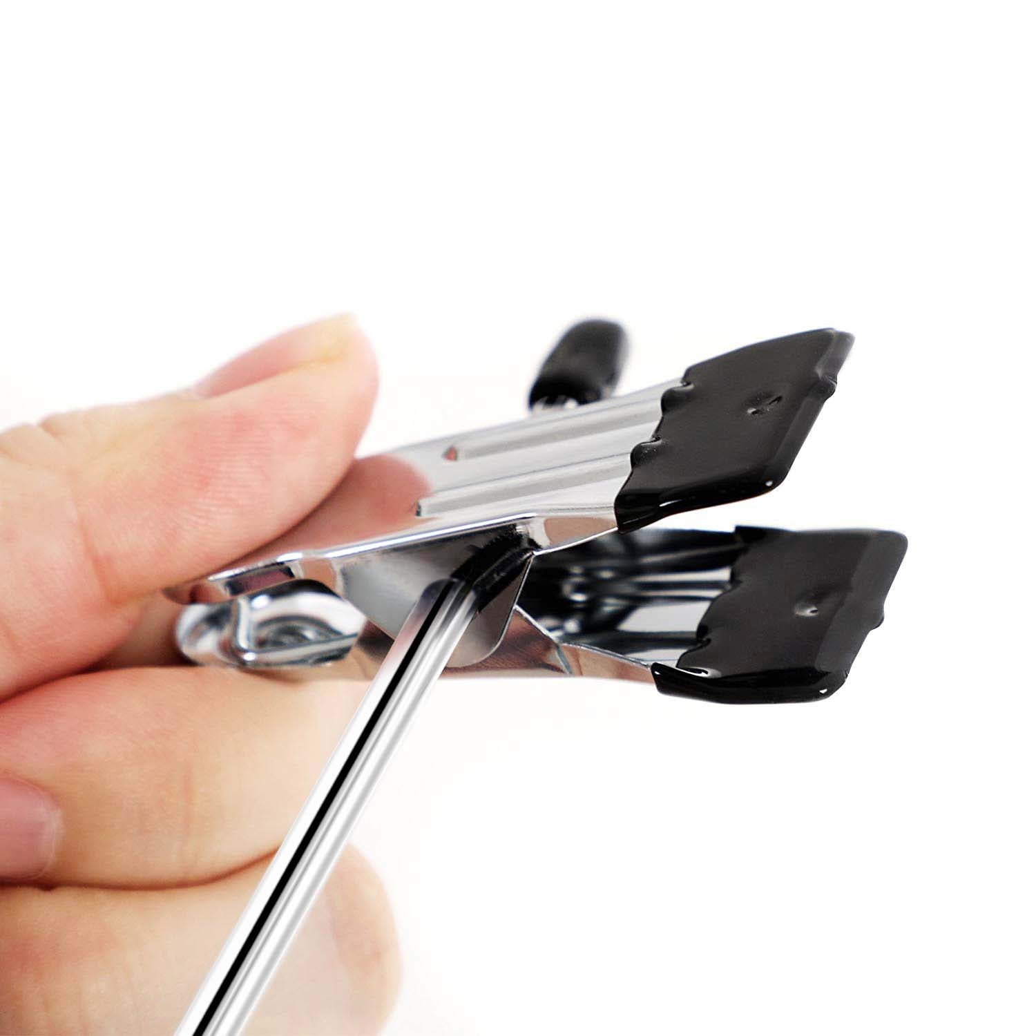 Pants Hanger - Metal - Silver - 4-Tier Non-Slip Design