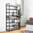 Stackable Shoe Rack - Metal Mesh - Black - 12-Tier Capacity for 48-60 Pairs of Shoes