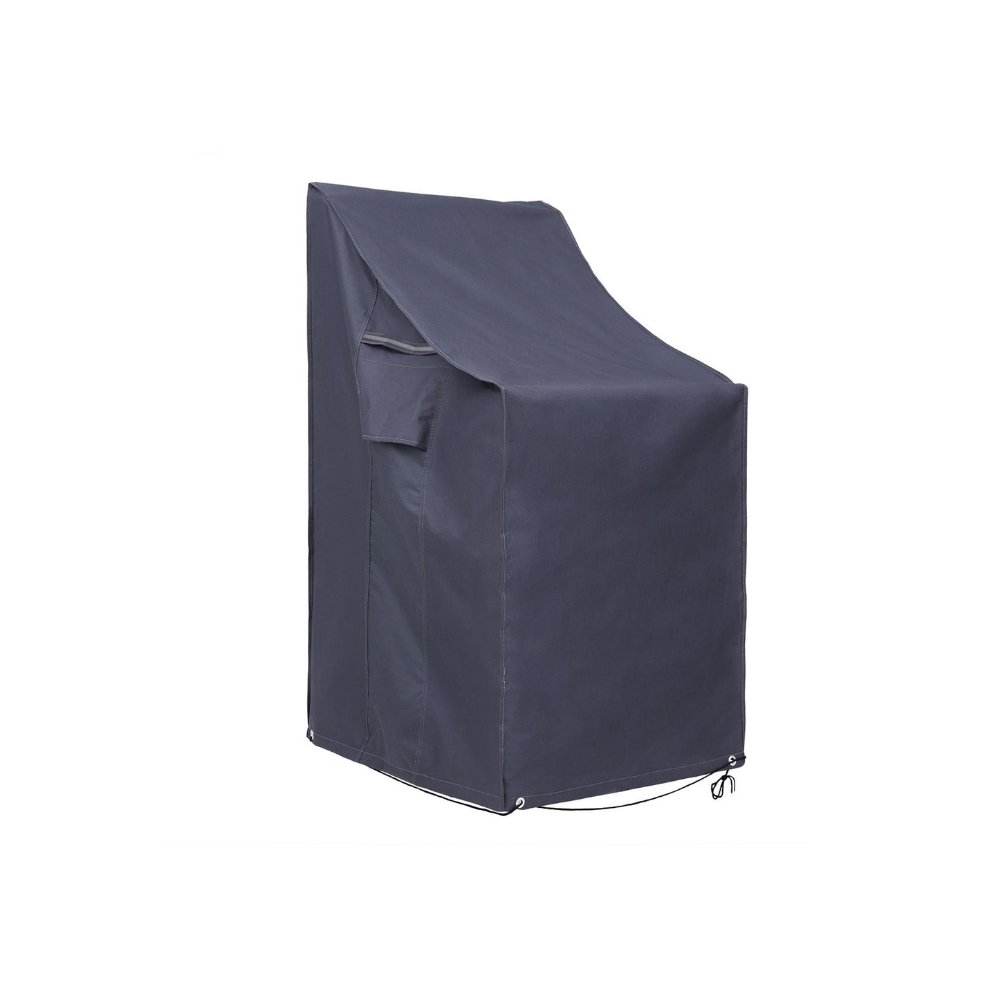 Stacking Patio Chair Cover - 600D Oxford Fabric - Dark Grey - Waterproof and Anti-Fade Protection