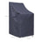 Stacking Patio Chair Cover - 600D Oxford Fabric - Dark Grey - Waterproof and Anti-Fade Protection