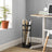 Umbrella Stand - Steel - Black - Round with Removable Drip Tray