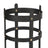 Umbrella Stand - Steel - Black - Round with Removable Drip Tray