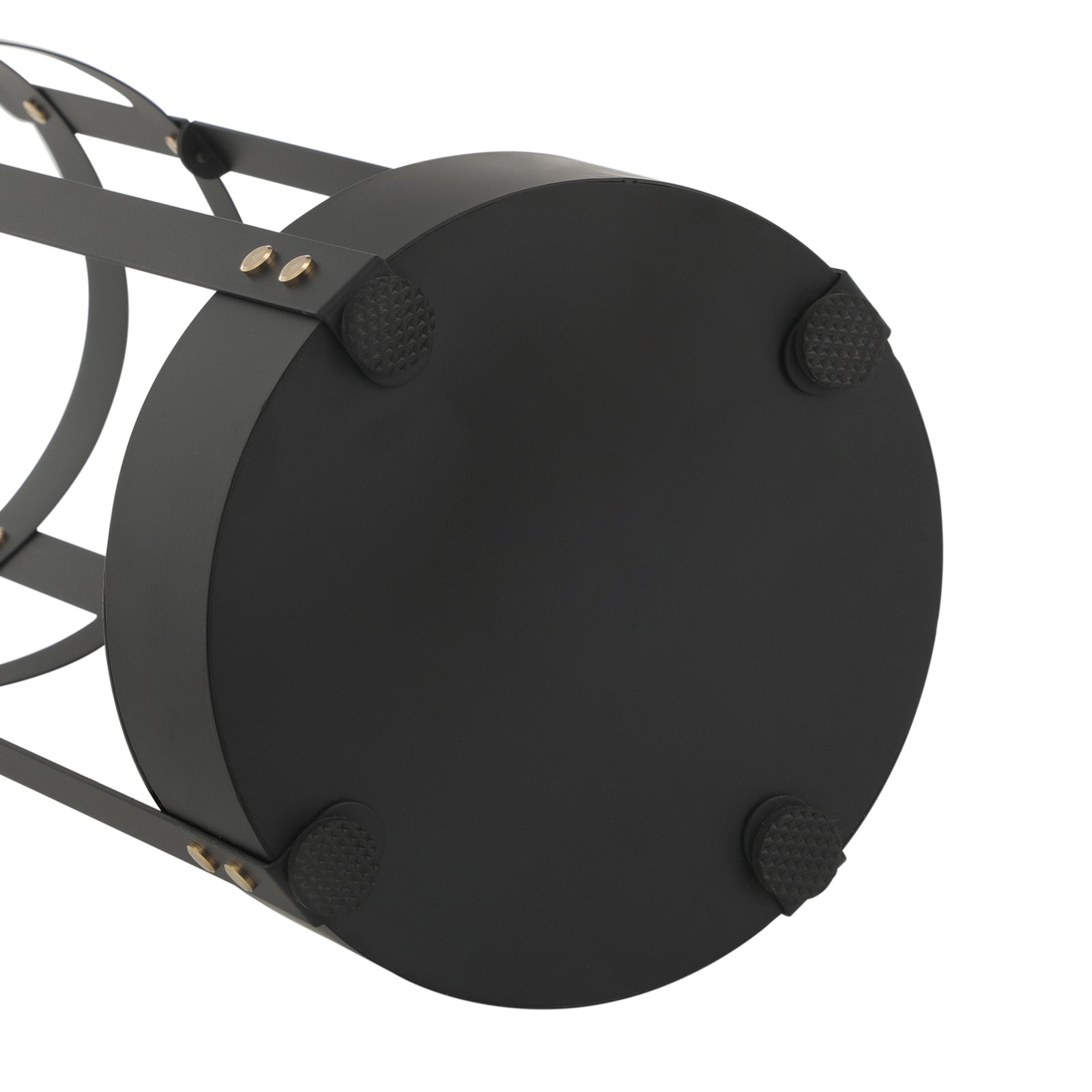 Umbrella Stand - Steel - Black - Round with Removable Drip Tray