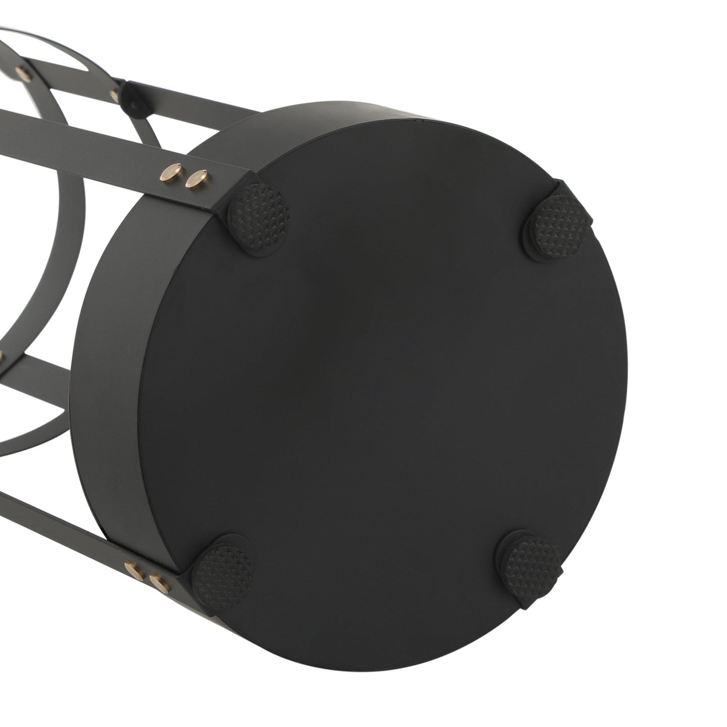 Umbrella Stand - Steel - Black - Round with Removable Drip Tray