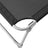 Sun Lounger - Fabric - Gray - Adjustable Headrest and Sunshade