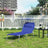 Sun Lounger - Fabric - Grey - Adjustable with Pillow and Sunshade