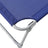 Sun Lounger - Fabric - Grey - Adjustable with Pillow and Sunshade