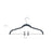 Velvet Swivel Trouser Hangers - Grey - 12 Piece Set with Non-Slip Bar and Clips for Space Saving Storage