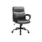 Executive Chair - Synthetic Leather - Black - Comfortable Thick Padding with Adjustable Height and Tilt Mechanism