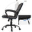 Executive Chair - Synthetic Leather - Black - Comfortable Thick Padding with Adjustable Height and Tilt Mechanism