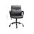 Executive Chair - Synthetic Leather - Black - Comfortable Thick Padding with Adjustable Height and Tilt Mechanism