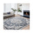Area Rug Non-Slip Carpet for Bedroom Living Room - Polyester and Felt - Dove Grey