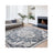 Area Rug Rug for Bedroom Non-Slip Carpet - Polyester and Felt - Teal Blue