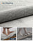 Area Rug - Fabric - Dove Grey - Non-Slip