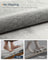 Area Rug - Fabric - Dove Grey - Non-Slip