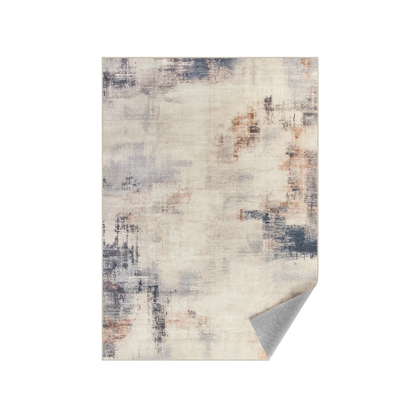 Area Rug - Fabric - Camel Brown - Non-Slip