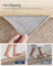 Area Rug - Camel Brown - Faux Jute