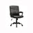 Swivel Office Chair - Mesh - Black - Adjustable Height with Lumbar Support and Thick Padding